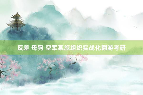 反差 母狗 空军某旅组织实战化翱游考研